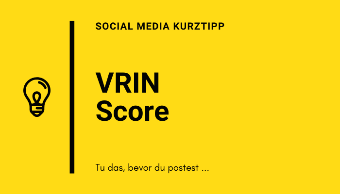 Die VRIN Score